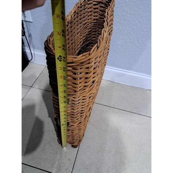 Rare WW2 German Army Wicker Artillery Basket Ammo Shell Carrier Holds 4 Shells - Picture 12 of 13